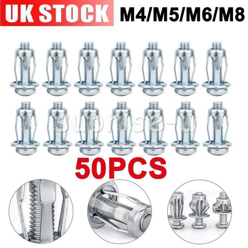 50pcs jack nuts - m6, car