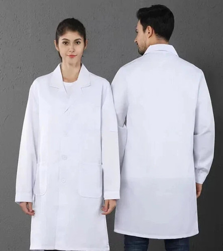 White lab coat men women - coat,
