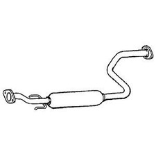 Centre Exhaust Pipe & Silencer