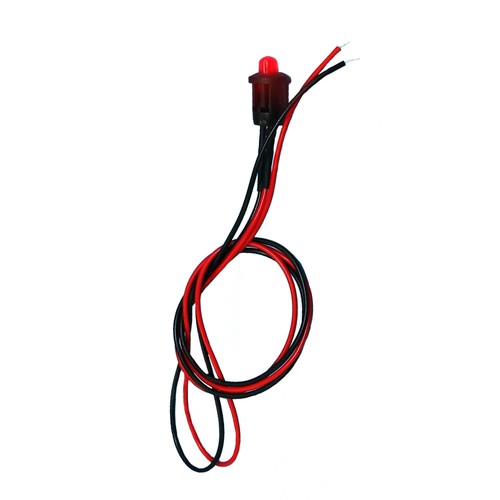 Red led flashing dummy alarm - red,