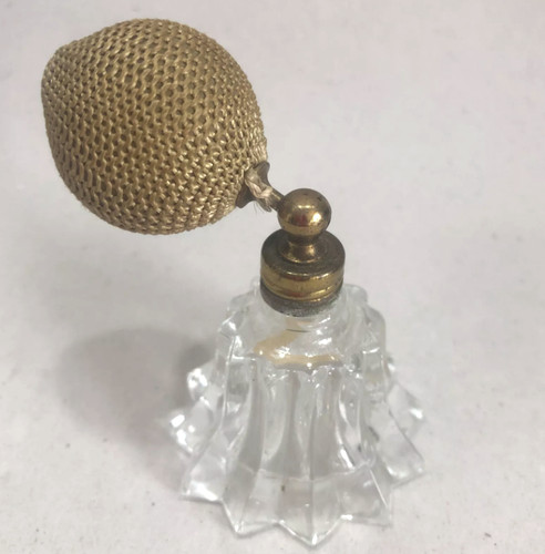 Vintage glass perfume scent - perfume,
