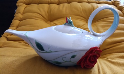 Franz porcelain poppy flower - franz,