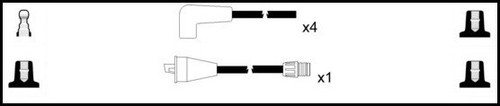 Highvolt ignition lead set - highvolt,