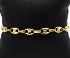 Unisex 18K Solid Gold Marine