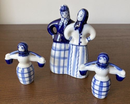 Vintage ussr gzhel style - vintage,