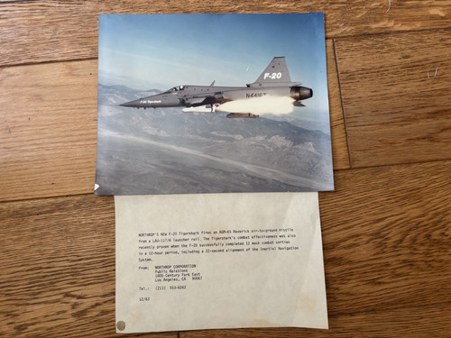 Northrop tigershark - northrop, f-20