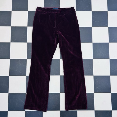 Boden velvet bootcut trousers - velvet,