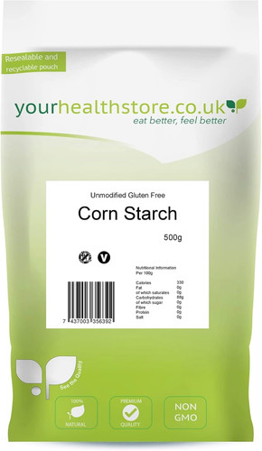 Unmodified corn starch 500g - starch,