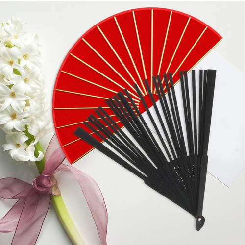 4pcs bamboo folding fan frame - folding,