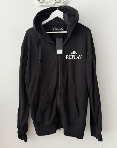 Replay men black - men's, logo