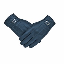 Womens Black Ladies Leather