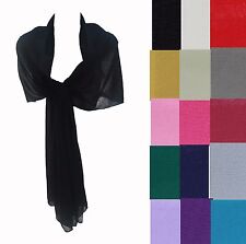 Beaded Wedding Evening Wrap Stole Chiffon Available 18 Different Colours 