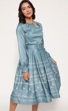 Deer Print Dress Lindy Bop