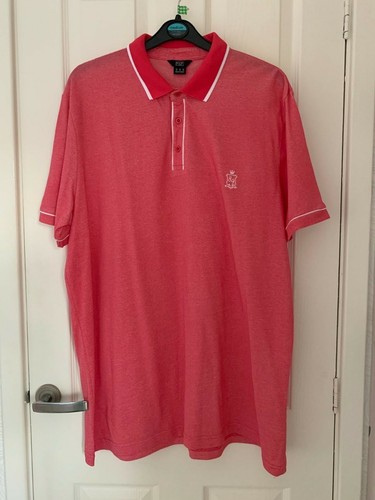 Tesco pink pique polo - f+f,