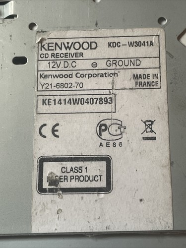 Kenwood kdc w3041a - kenwood, kdc-w3041a