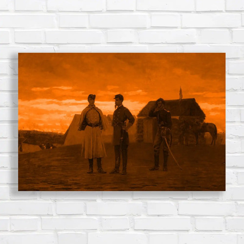 Civil war soldiers orange - civil,