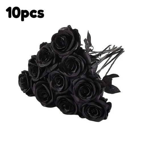 10pcs artificial black - artificial,