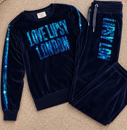 Lipsy london blue tracksuit - london,