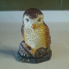 Cast iron owl door stop