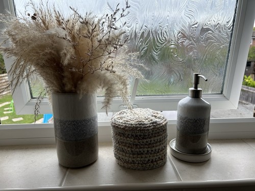 Homemade crochet toilet roll - toilet,