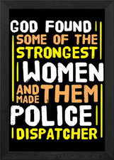 police dispatcher Framed Wall