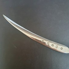 Solid Silver Letter Opener Sheffield Marks 68g In Gift Box Excellent Cond 7"