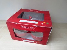 Christmas Ceramic Three Dip Bowl - Jolly Santa Collection by Kitchen Craft