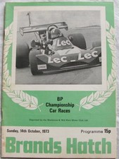 BRANDS HATCH 14 Oct 1973 BP