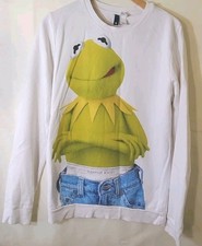 The Muppets Jumper Pullover Kermit Klein Round Neck, Small Adult