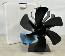 Stove Fan Wood Log Burner Fan Wood Burning 6 Blades 6LZB
