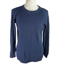 ME Navy Blue Knit Jumper Aaron