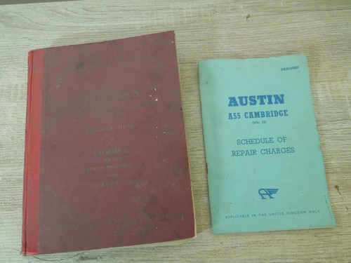 Vintage 1956 workshop manual - vintage,
