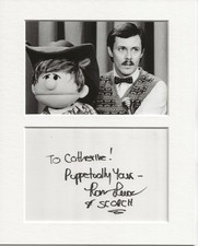 Ronn Lucas ventriloquist signed genuine authentic autograph signature UACC RD