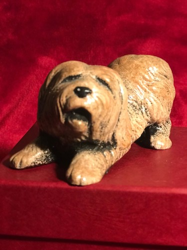 Vintage dog ornament figurine - vintage,