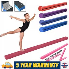 7FT 2.1M Folding Gymnastics Balance Beam for Kids Adult Gymnastics Equipment 