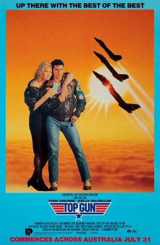 Top gun movie poster - movie, (f)