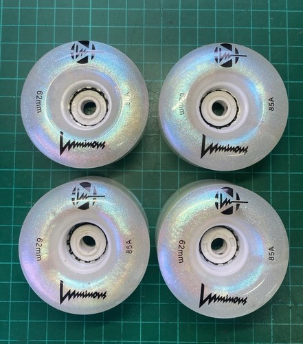 Luminous wheels white pearl - luminous, x4