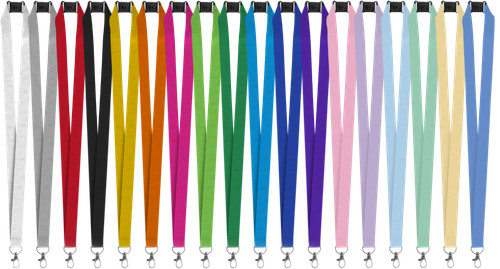 Plain lanyard neck strap 20mm - plain,