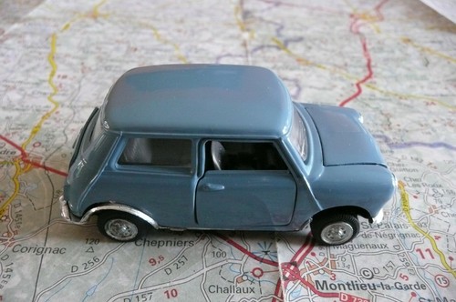 Austin mini cooper blue - cooper,