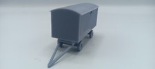 1:72 WW2 Air field Trailer model. 3D printed In one Piece with open windows 
