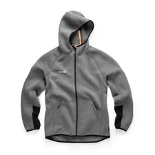 Scruffs Hoodie Trade Air Layer Full Zip Work Hoody Fleece Jacket in Grey