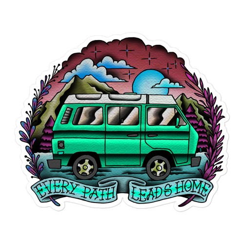 Every path leads home vanagon - path,