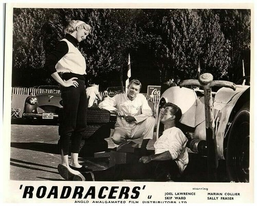 Roadracers original lobby card - roadracers,