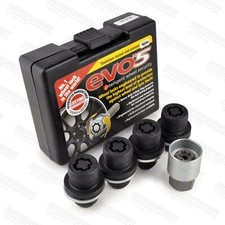 BLACK Locking Wheel Nuts and