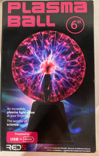 Red5 plasma ball black - red5, 6"