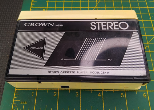 Vintage crown walkman cassette - crown,