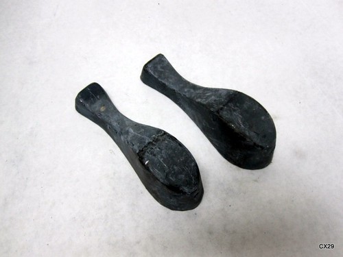 Pair antique cast - of, iron