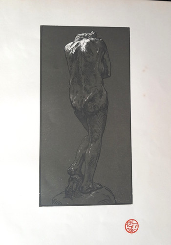 1898 original woodcut - original,
