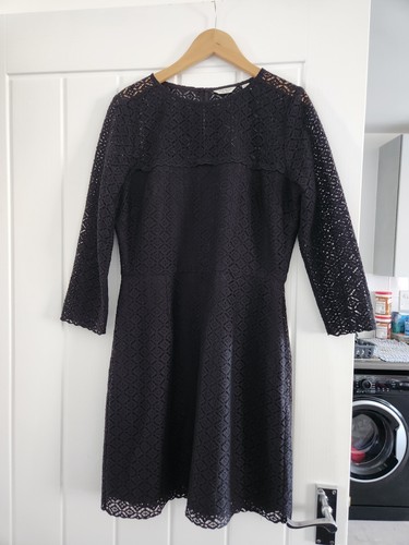 Ladies black lace effect - lace,