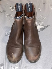 Child Teen Jodhpur Boots Brown Leather Uk 4